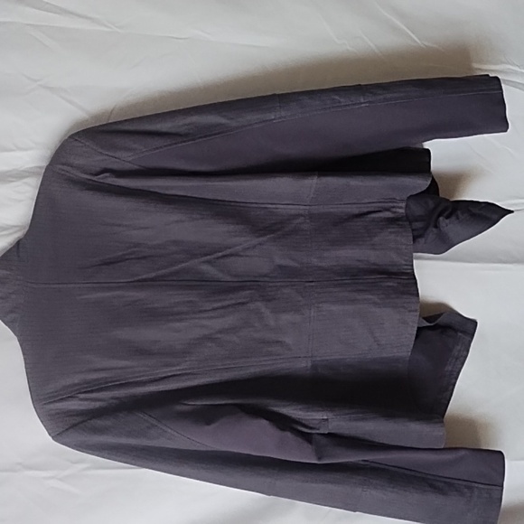 G.I.L.I purple suede open front jacket size 16 - Picture 5 of 6